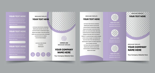modern style brochure template, multiple pages for your business presentation
