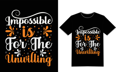 Motivational T shirt, Bag, Sticker,Mug Design.
