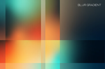 Colorful abstract holographic blurred gradient design background