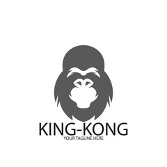 kingkong simpler icon vector illustration template design