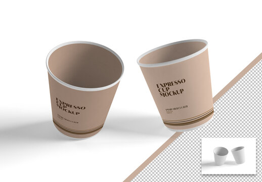 Mock up of an expresso cup
