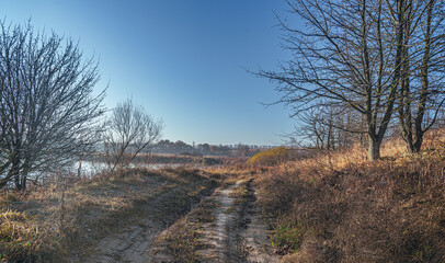 Obraz premium Sunrise on river