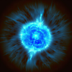 Neutron star colliding
