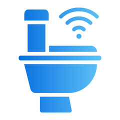 toilet gradient icon
