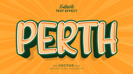 Australia Day Text effect editable premium with cartoon style