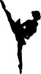 Ballet Dancing Silhouette © Christos Georghiou