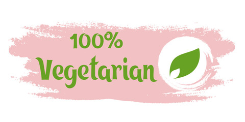 Organic eco natural bio vegan sticker label logo icon. Logo with a pattern of green leaves. Ecological products. Stickers of eco-friendly products. Vector illustration of vegan organic food icons