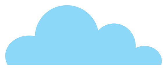 Retro Y2K Cloud Shape Sticker