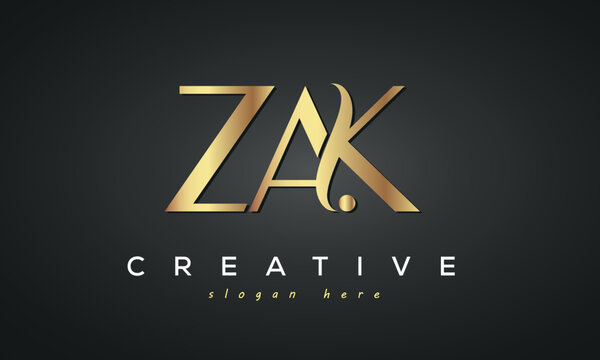 ZAK creative luxury logo design