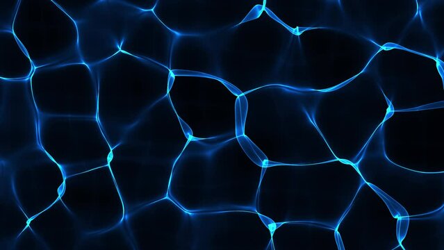 4K animated background imitating the effect of caustics from water at the bottom of the sea