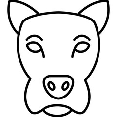 Obraz premium Dog Icon