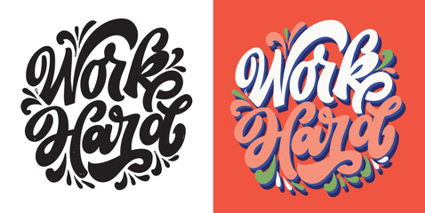 Obraz premium Cute lettering postcard about life, t-shirt design, mug print.
