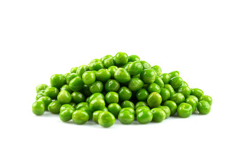 Pile of green wet pea