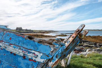 Old ship wreck in Ireland