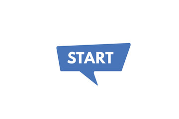 start text Button. start Sign Icon Label Sticker Web Buttons

