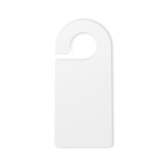 Door tag icon isolated on a white background