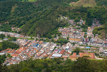 Fototapeta na wymiar Nova Friburgo City Aerial View