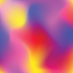 Vibrant gradient mesh abstract colorful background with bokeh