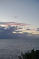 Clouds over the sea