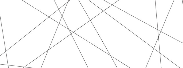 Abstract black and white liens with many squares and triangles shape on white background. Abstract geometric lines background. Vector illustration.