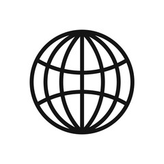 Language line icon isolated on white background. Black flat thin icon on modern outline style. Linear symbol and editable stroke. Simple and pixel perfect stroke vector illustration.