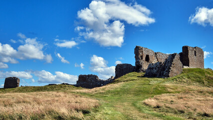 Fototapeta na wymiar Historic Duffus Castle near Elgin, Moray