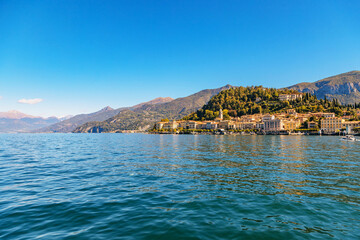 Fototapeta premium lake como, Italy