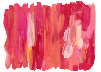 Modern Art background. Abstract acrylic magenta painted on canvas, hand painted background.
