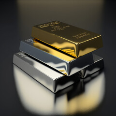 precious metals in ingots