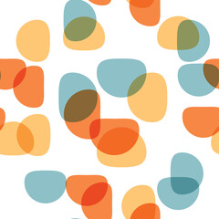 seamless pattern with circular shapes