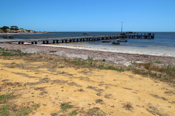 indian ocean at jurien bay in australia 