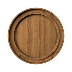 wooden circular panel