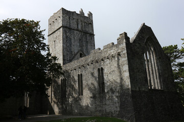Fototapeta na wymiar Muckross Abbey - Killarney National Park - Kerry - Ireland