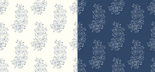 Seamless vector tropical pattern with corals. Perfect for wallpapers, web page backgrounds, surface textures, textile.