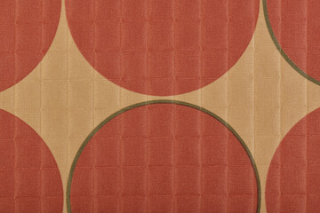 Upholstery fabric fragment for furniture, home or office decor, close up