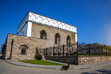 The old Jewish synagogue in the city of Satanov.