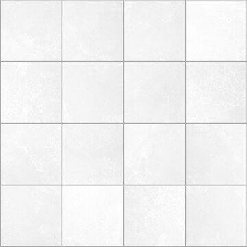 Ceramic white tiles seamless pattern background