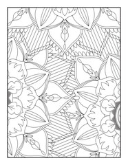Flower Mandala Coloring Pages, Floral Mandala Coloring  Pages, Mandala Coloring Pages