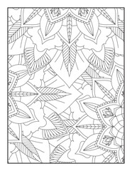 Obraz premium Flower Mandala Coloring Pages, Floral Mandala Coloring Pages, Mandala Coloring Pages