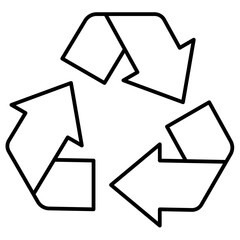 Recycle symbol, recycling icon