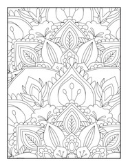 Flower Mandala Coloring Pages, Floral Mandala Coloring  Pages, Mandala Coloring Pages
