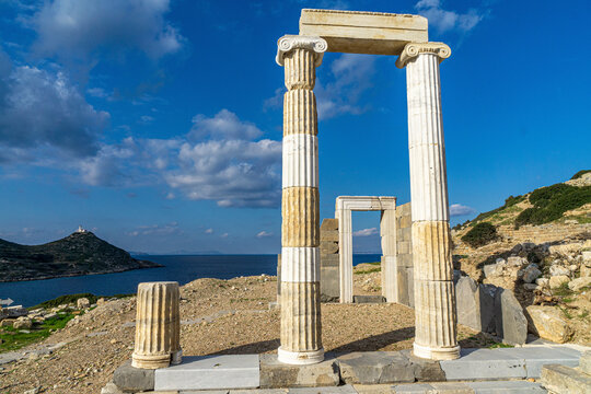 Amazing views from Knidos, which was a Greek city in ancient Caria in Asia Minor, Turkey, situated on the Dat&ccedil;a peninsula, now known as Gulf of G&ouml;kova.