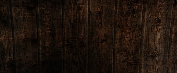 Dark wood background, old black wood texture for background