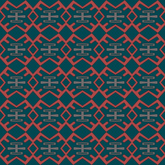 Abstract pattern for gift packaging design
