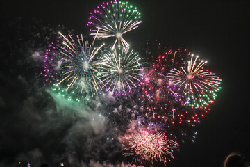 fireworks in the sky