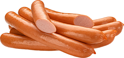 Hot dog sausage isolated