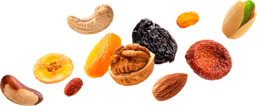 Nuts and dried fruits