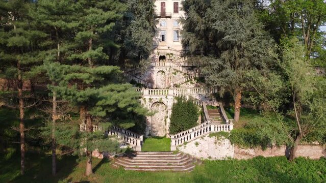 Villa Clerici, Ancient Building Along The Naviglio Grande