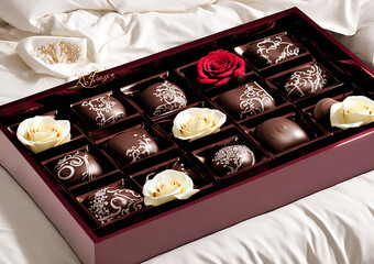 Impress your valentine with a chocolate display that is as beautiful as it is delicious.