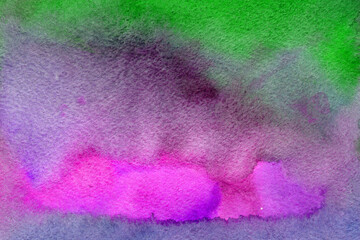 orange blue brown hand-drawn watercolor background